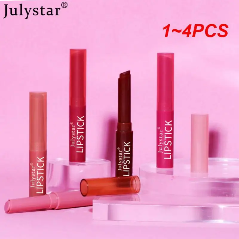 

1~4PCS Soft Mist Lipstick Waterproof 6 Colors Velvet Matte Lipstick Beauty Cosmetics Lipgloss Lipstick Pen Lip Glaze Lips Makeup