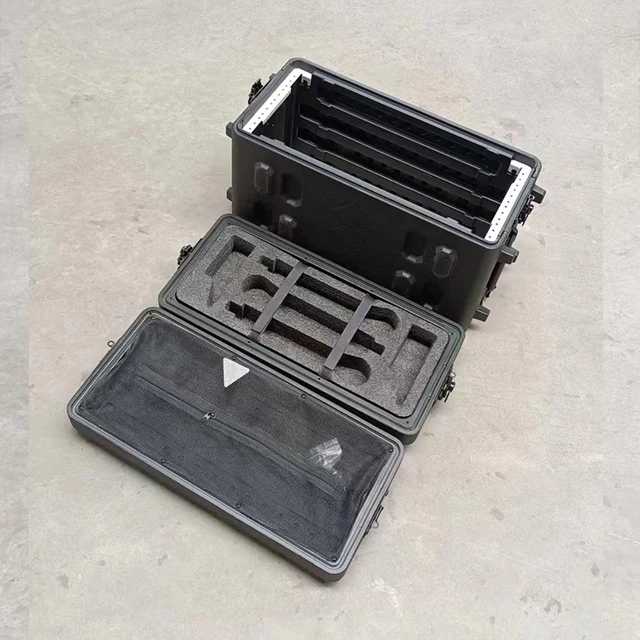 ラックケース　2U フライトケース 260mm-Rack-PE-Flight-Case-2u-