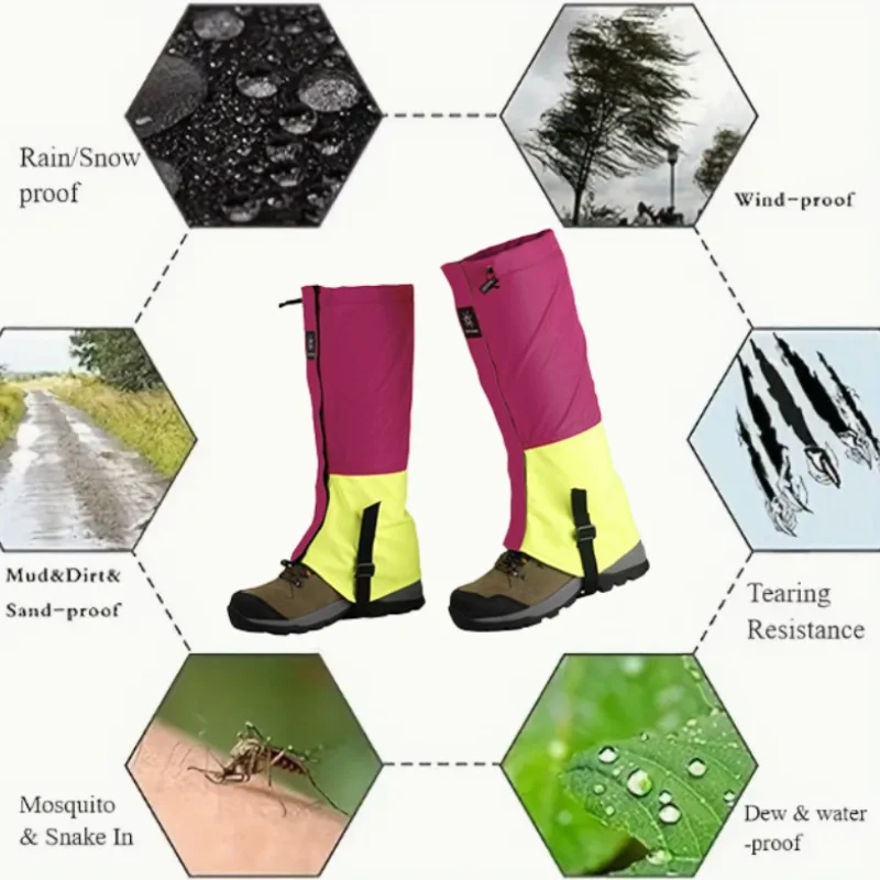 Waterproof Outdoor Leg Gaiters 5