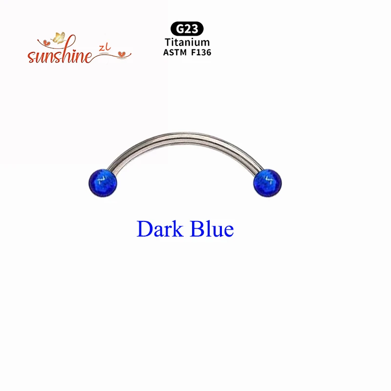 Pair G23 Titanium Snake Eye 16G Tongue Piercing Ring Nipple Piercing Tongue Rings Barbell Sexy Banana Jewelry Lengua