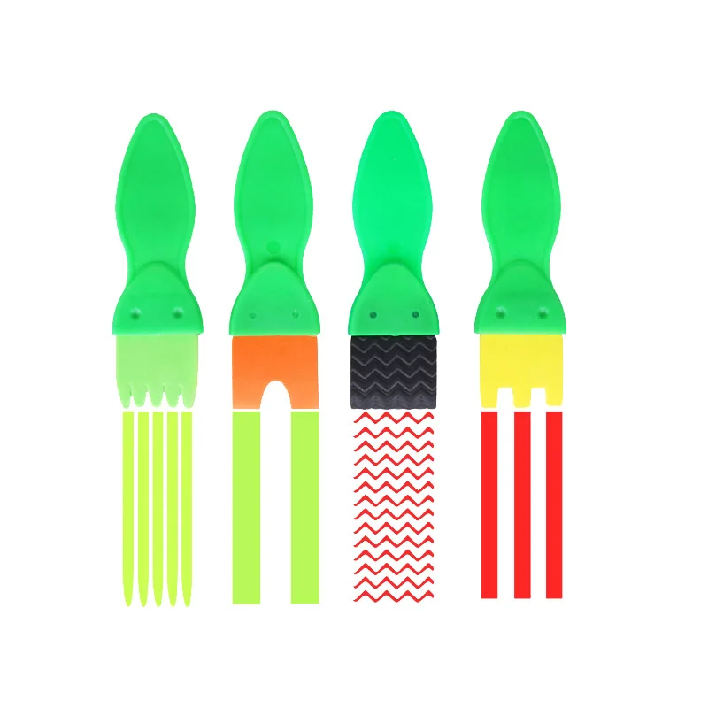 Children Toddler Sponge Stamp Brush Kits Flower Drawing Toys for Children Paint Educational DIY Art Craft Creativity Tools DDJ 4