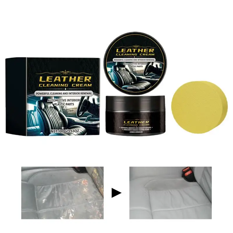 Sella Sapone Pelle Mobili Salve 100G Pelle Detergente Pelle Migliore Manutenzione Cura Pelle Miele Per Calzature Divani