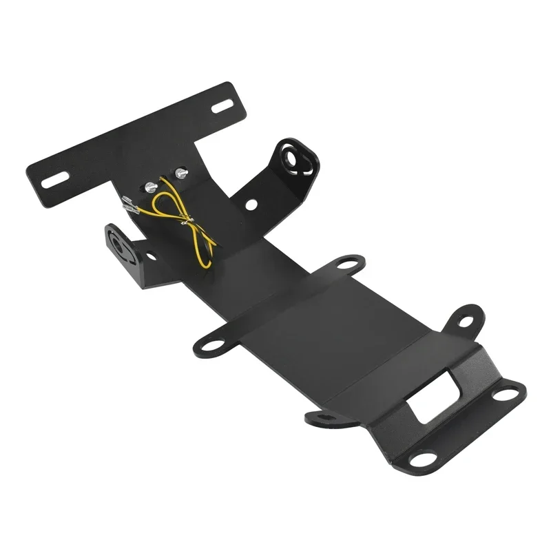 Motorbike Rear Registration Bracket License Plate Holder Frame Tail Tidy with LED Light For Yamaha XSR700 2015 -