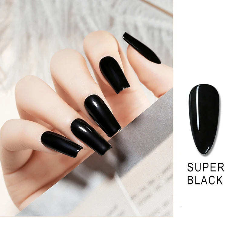 Super White Gel Nail Polish 15ml Semi-permanent Super Black Varnishes uv led Basis Colors Gel Polish Manicure Classic Gellac