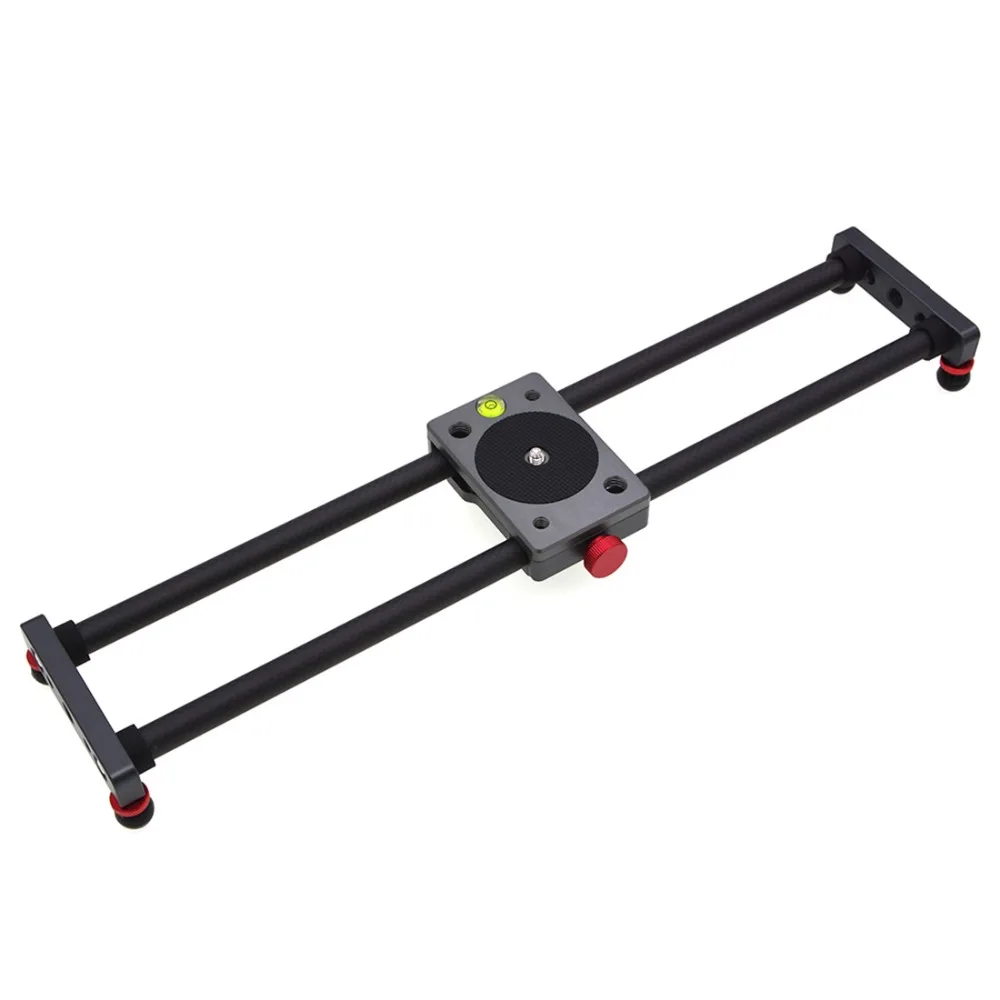 40cm verstellbare Kohle faser DSLR Kamera Slider Shooting Stabilisator Schiene für Canon Sony Video Fotografie Track Slider – Detail 8
