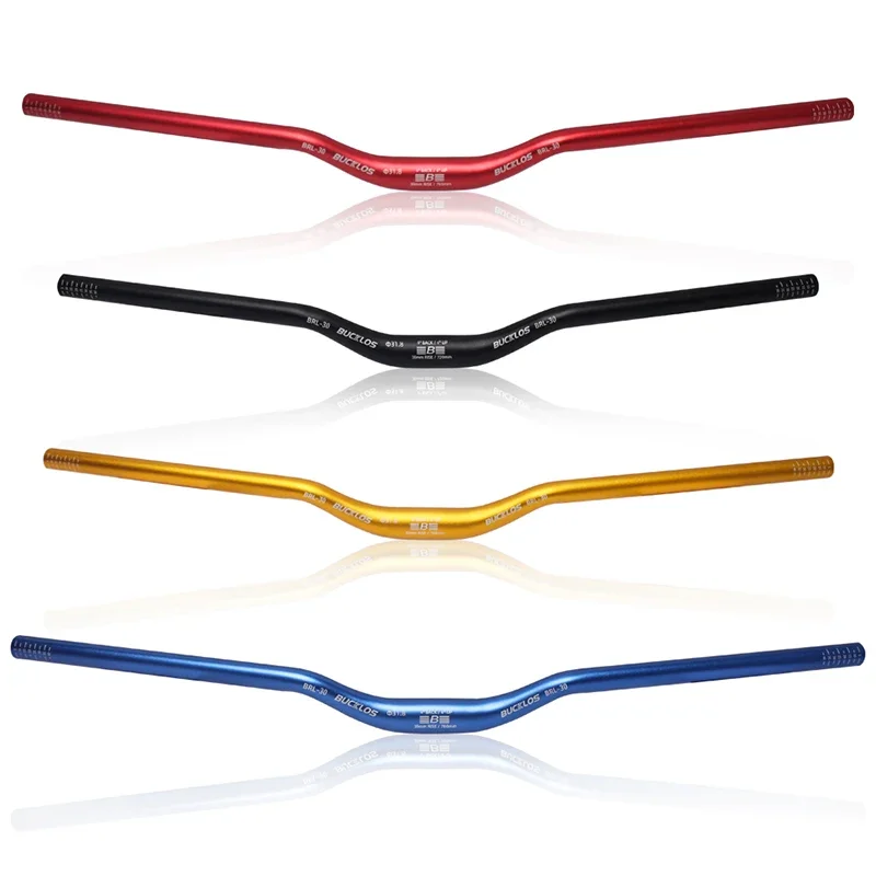 Bicycle Handlebar MTB Handlebar 31.8mm 25.4mm Ultralight Aluminum Alloy Flat Riser Handle Bar Bike Part