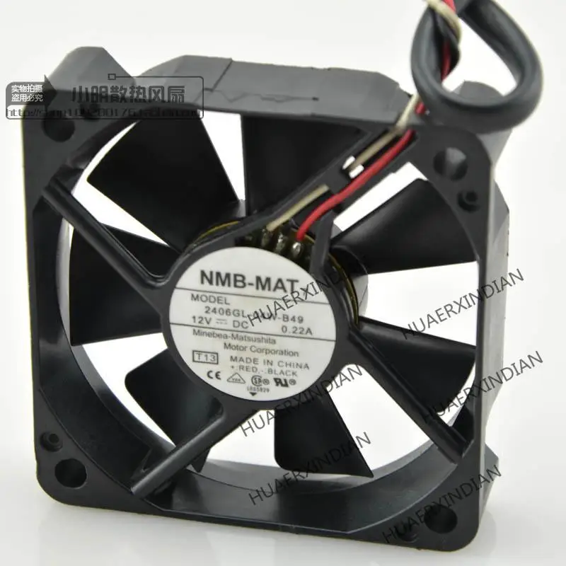 

Новый комплект для сборки охлаждающего вентилятора 6015 -MAT 2406GL-04W-B49 12V 0.15A