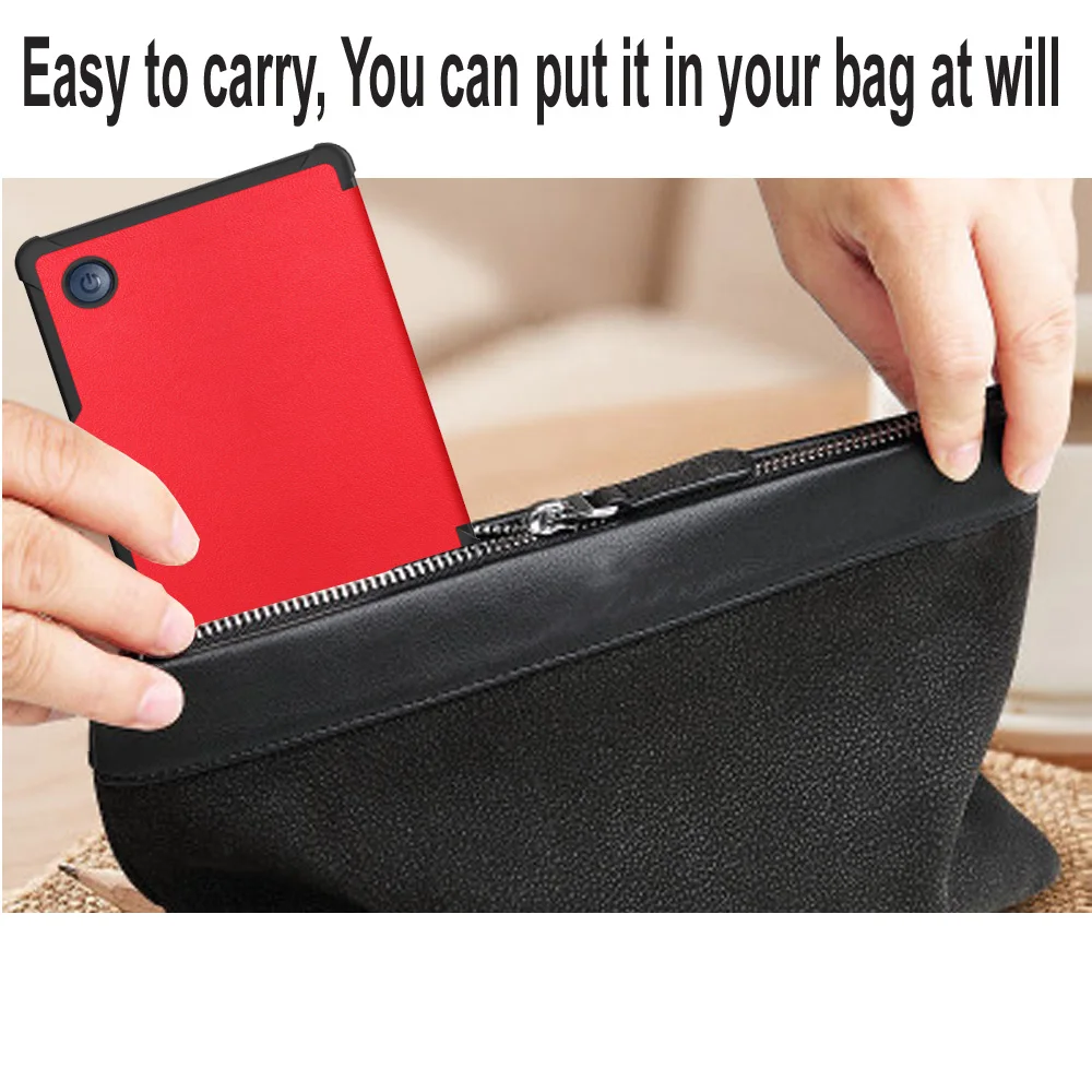 Elegant PU Leather Sleepcover for Kobo Clara Colour - Lightweight Auto Sleep/Wake Case