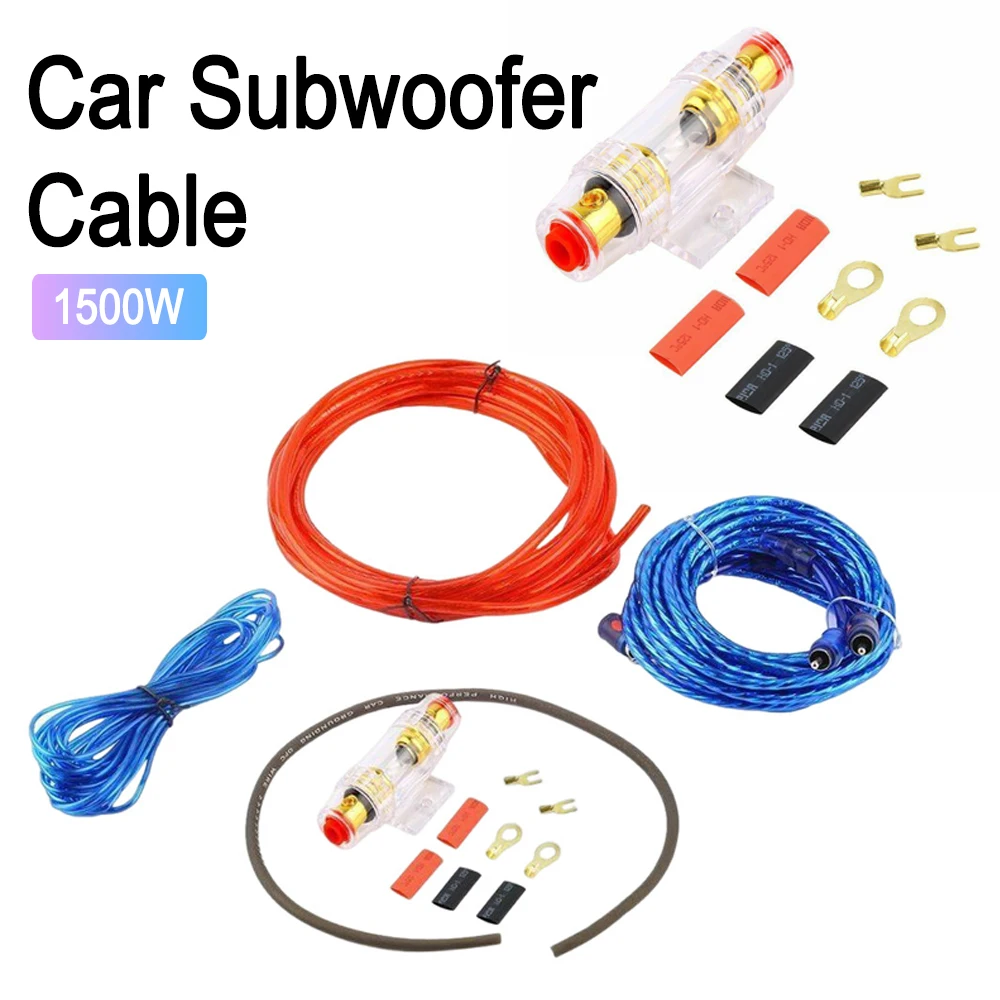 1500WCarPowerAmplifierWiringKitVMAudioSignalTransmission