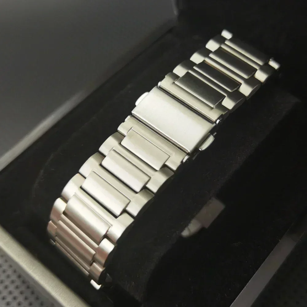 Luxury Titanium Band For Apple Watch Ultra 2 49mm 41mm 45mm Business Strap Smartwatch Bracelet For iWatch Series 9 8 7 6 5 4 3SE