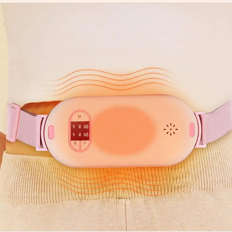 

Portable Menstrual Heating Pad Warm Palace Waist Belt Period Cramp Massager Menstrual Heating Pad Dysmenorrhea Relieving Belt