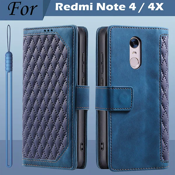 Premium Magnetic Leather Flip Wallet Phone Case