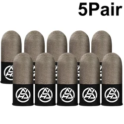 Enhanced Gamer Fingertip Sleeves - Sweatproof, Anti - Slip, Breathable Touch Screen Covers (5Pair)