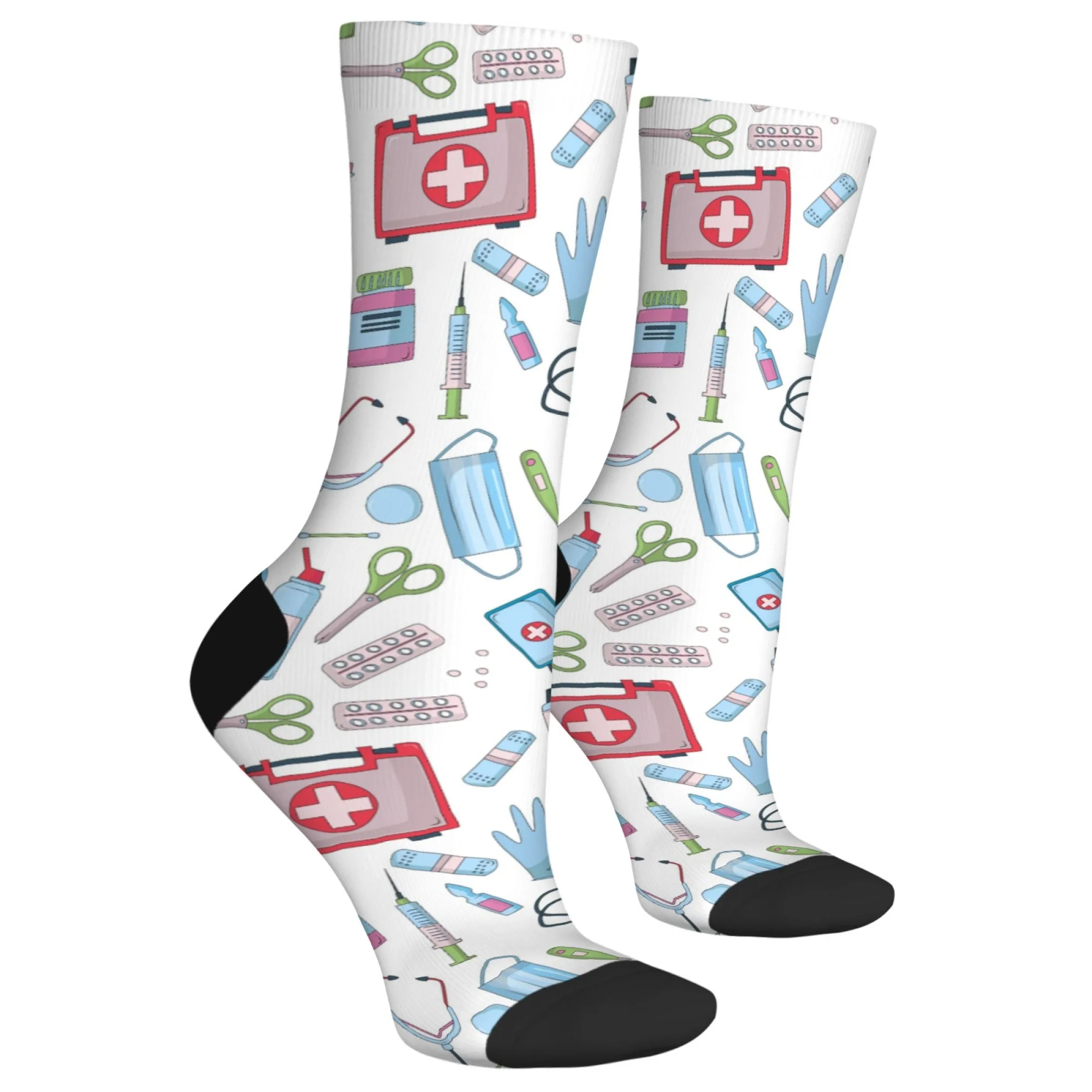⚕️ جوارب بنمط الرعاية الصحية والأدوات الطبية