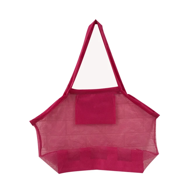 rose red beach bag L
