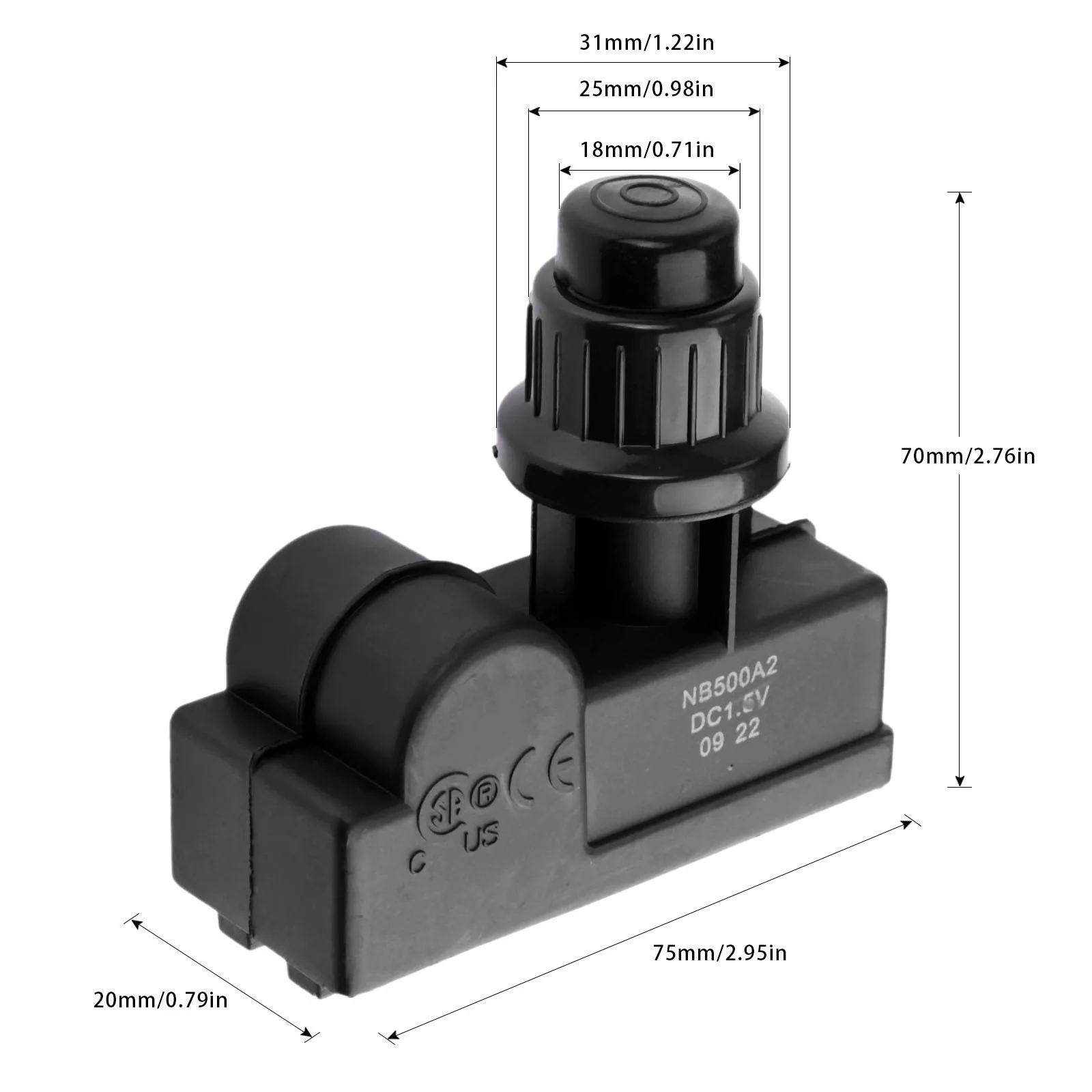 Universal Spark Generator 2 Outlet AA Battery Electronic Push Button Igniter for Broil King Broil-Mate Kenmore Kmart Master Chef gas cooker igniter