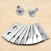 30/60pcs Lawn Robot Blades Stainless Steel Lawn Mover Replacement Blade For Worx Landroid Grass Cutter Moving Machine Blades 4