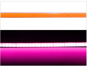 ตัวเลือกสินค้า OCONA DC 12V 24V Super Thin 4 มม.-สี COB ไฟ LED Strip สําหรับตู้รถ DIY 480LED สีฟ้า/สีชมพู/สีแดง/สีม่วง LED เทปริบบิ้น