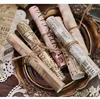 30 Sheets/pack Retro Classical Letters Maps Roses Literary Scrapbook Junk Journal Decorative Decoupage Paper Collages 6