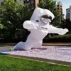 Suspended Inflatable Astronaut With LED Lights Advertising Spaceman Giant Space Man Cartoon Decoration For Outdoor Display 4