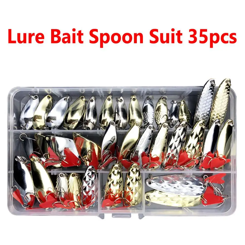 Fishing Lures Kit Soft and Hard Lure Baits Set Multi-function Fishing Gear Layer with Box,Gift for Boys, Size: 94pcs/box