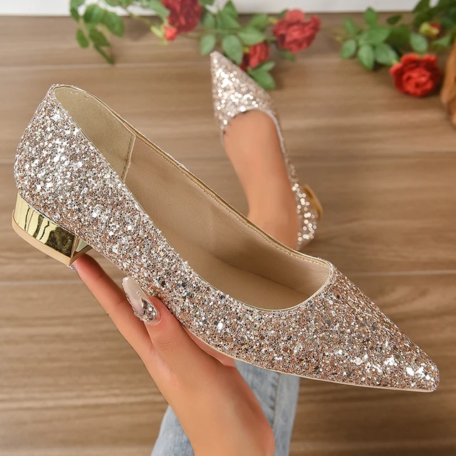 FRANCES GOLD | Gold wedding shoes, Bridal shoes, Wedding shoes low heel