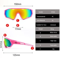 Lunettes de cyclisme roses pour femmes et filles, lunettes de soleil de vélo de route de montagne, vtt, lunettes de sport, vélo Triathlon, course à pied, vélo de Baseball en plein air 4