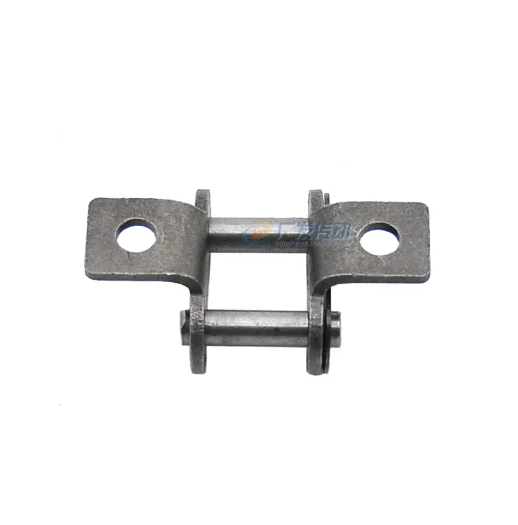 08B-1 Full Buckle Double Side Single Hole Bent Plate Chain Buckle 1pcs