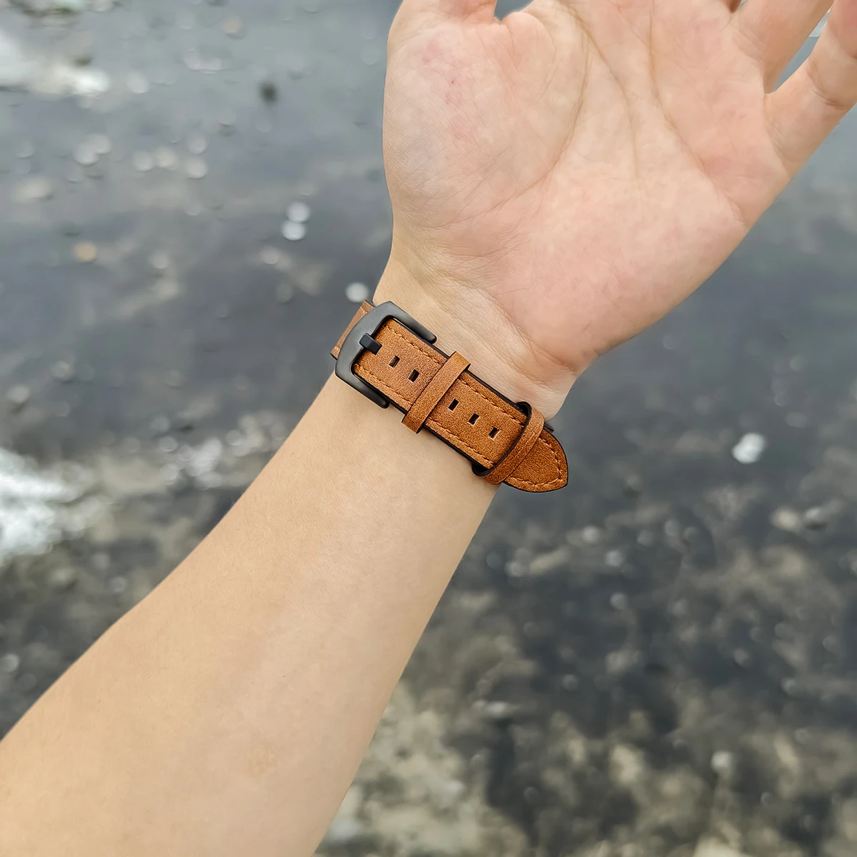 Premium Leather Strap - Quick Release Band for Watches, Classic Leather Bracelet Accessories