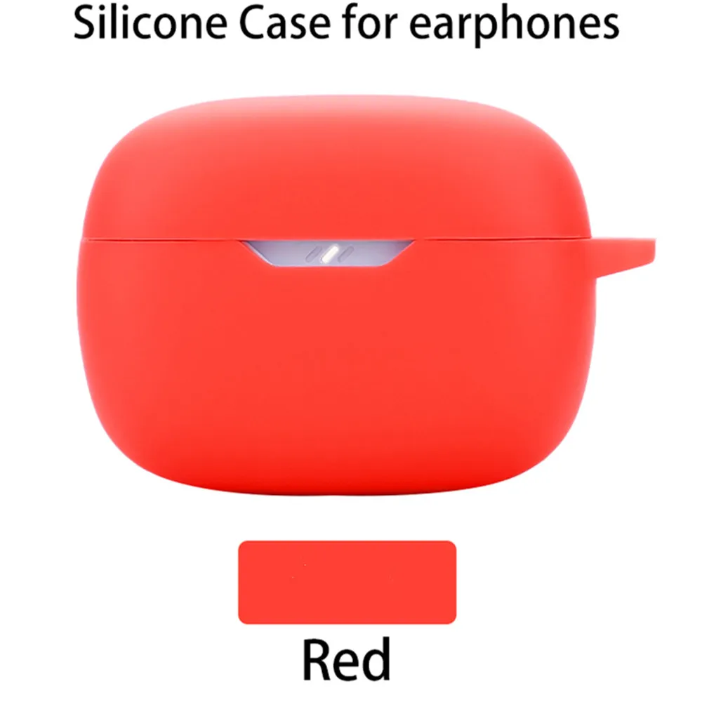 Solid Color Shockproof Silicone Earphone Cover