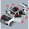1:24 LX600 SUV Alloy Luxy Car Model Diecasts Metal Toy Off-road Vehicles Car Model Simulation Sound and Light Childrens Toy Gift 3