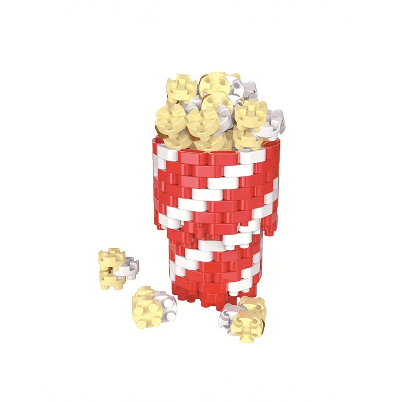 Mini Lebensmittel Bausteine Popcorn Bier Sushi Schokolade Modell Micro Partikel Diamant Ziegel DIY Kinder Spaß Zusammengebaute Spielzeug Geschenke – Detail 9