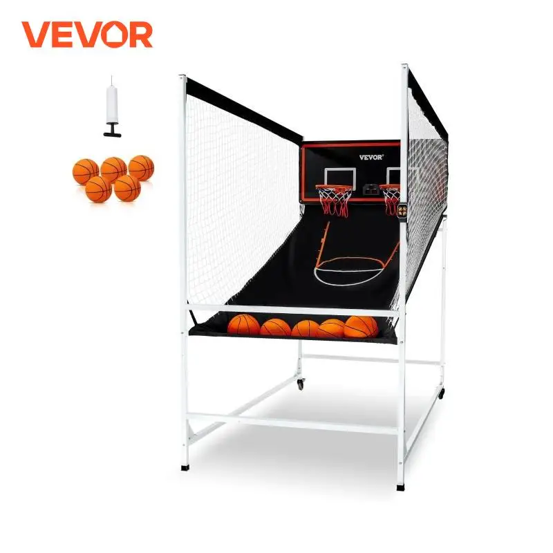 Indoor Basketball Game with Electronic Scoreboard for Kids and Adults