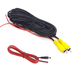 Universal RCA Video Cable for Car Rear View Camera and Multimedia Monitor Connection (15M Cable)