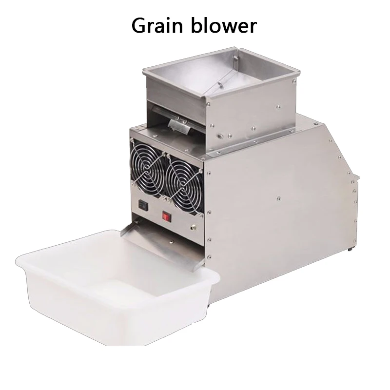 

Small Grain Thrower Electric Blown Shell Separator Grain Winnower Winnowing Machine Birds Feed Wind Sheller Selection 110-240V