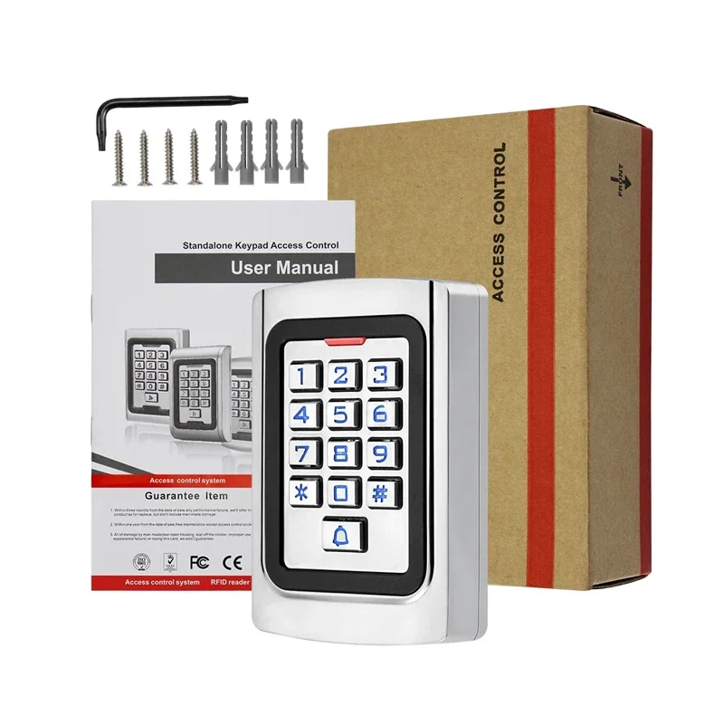 WIFI Tuya APP Waterproof Backlight RFID Door Access Control System Keypad 2000 Users 125KHz EM Card Metal Access Controller access control keypad