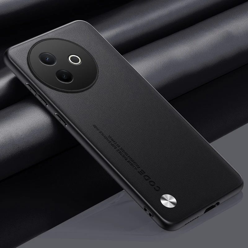 Luxury PU Leather Matte Silicone Shockproof Phone Case - Full Protection Coque