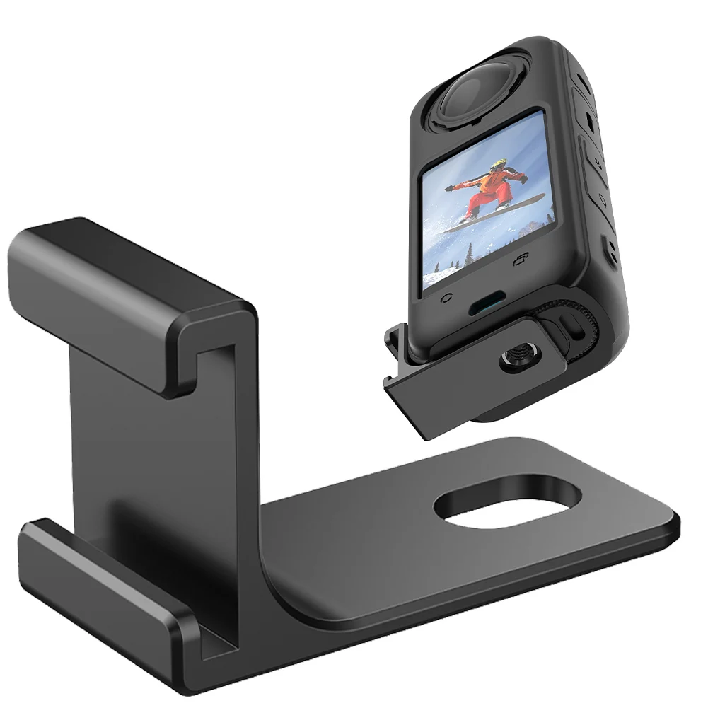 콜드 슈 익스텐션 파노라마 스포츠 카메라 부품, 알루미늄 합금 액션 카메라 베이스, 삼각대 어댑터 마운트, Insta360 X4 카메라용