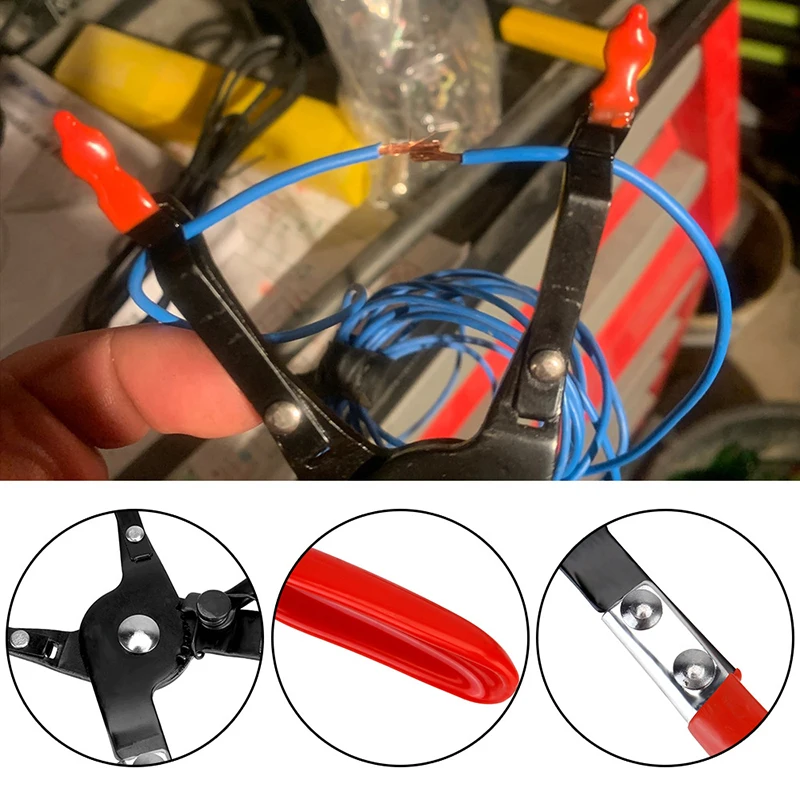 

Universal Car Vehicle Soldering Aid Pliers Hold 2 Wires Innovative Car Repair Tool Garage Tools Wire Welding Clamp