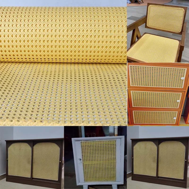 4-6-meters-35-40-45-50cm-width-plastic-rattan-cane-webbing-roll-material-hollow-mat-furniture-chair-cabinet-warerobe-table-decor