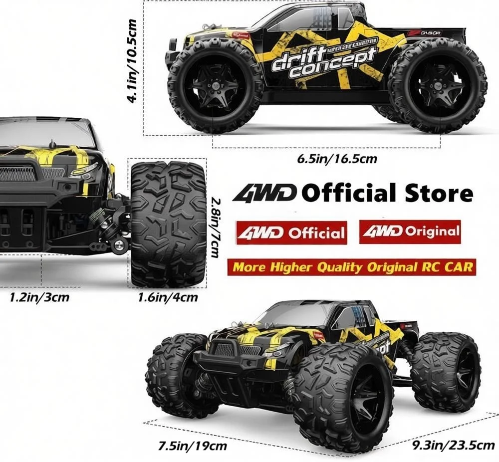 Crawler Buggy RC 2B 1/10 Tout Terrain Voiture Radiocommandée Électrique