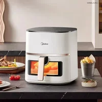 air fryer home new intelligent large-capacity visual no-turn oil-free multi-functional official flagship store airfryer. 1