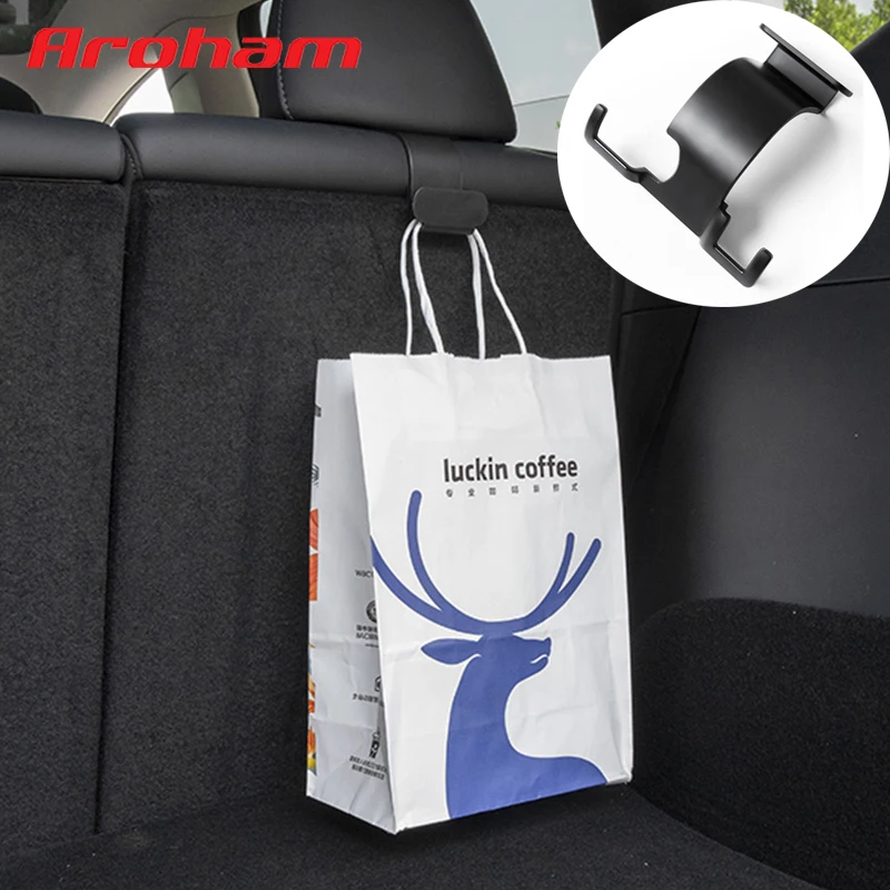 2Pcs Auto Sitz Zurück Haken Kopfstütze Organizer Aufhänger Halter Lagerung  Für Tesla Modell 3 2021 Modell Y X S auto Innen Zubehör - AliExpress