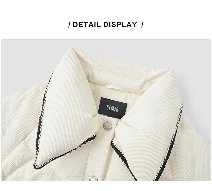 Down Jacket Women Diamond Texture Fragrance Sweet Winter New Raglan Sleeve Lapel Jacket