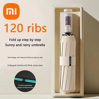 Xiaomi Umbrella Fully Automatic Windproof Umbrella Rain Shine Double Large Folding Sun UV Protection Anti-Rebound Umbrellas 1