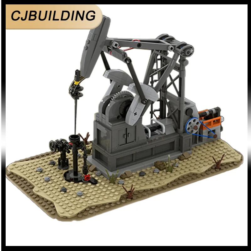 

474 шт., Детский конструктор «нефтяной насос»