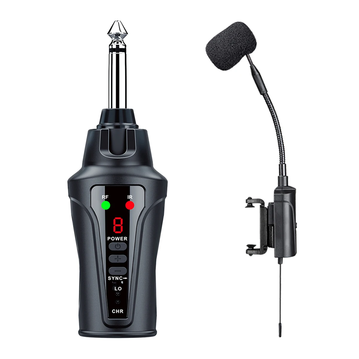 Acemic VT-5 무선 바이올린 마이크 시스템, 바이올리니스트 연주 녹음 무대 공연용 UHF 콘덴서
