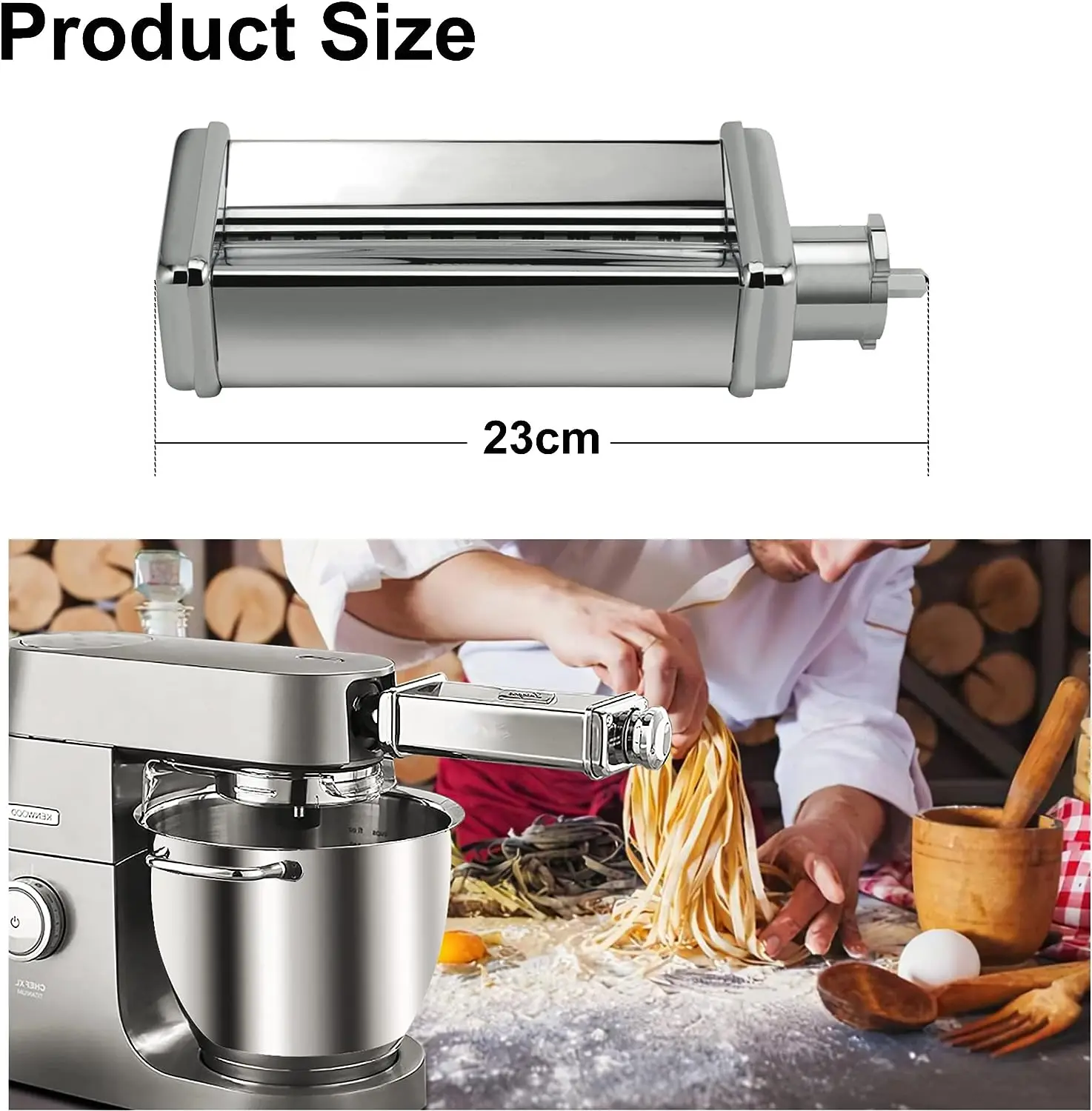 thumbnail image 2 of Heavy Duty Stainless Steel Stirrer Rod - Powerful Drill Mixer Attachment For Baking & Cooking 2 of 13