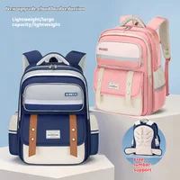 Student Backpack New Style for Girls and Boys, Reducing Burden and Spine Protection, Large Capacity, lightweight Student Backpac 1