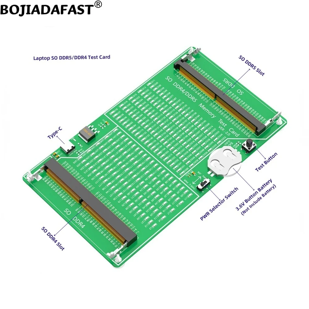 

Компьютер ноутбук SO DDR4 DDR5 оперативная Память ОЗУ диагностический адаптер защитная карта печатная плата инструмент для тестирования цепи